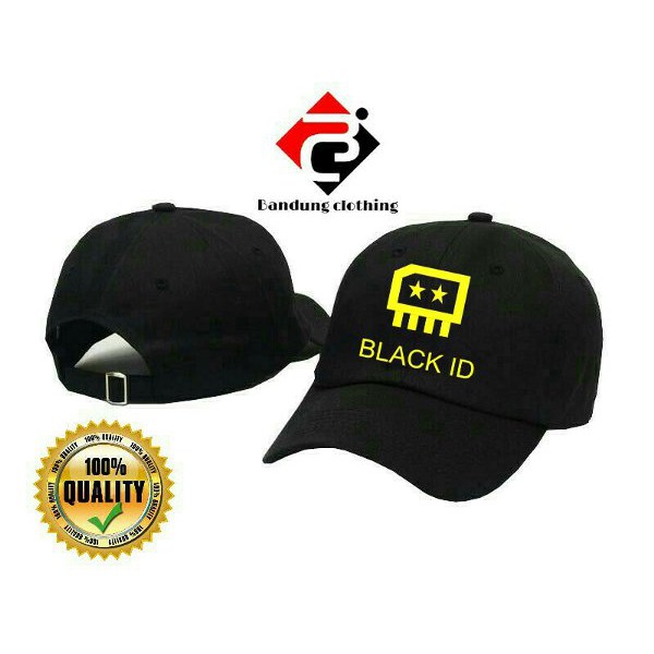 Topi baseball black id BLACK ID simple keren
