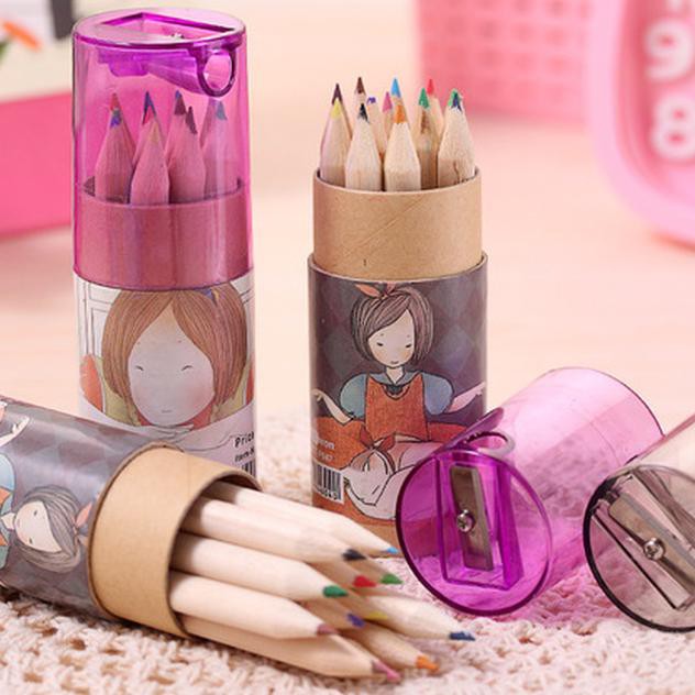 

☋ pensil warna beruang mini / Korean cute mini bear pencil color v Promo ★★.