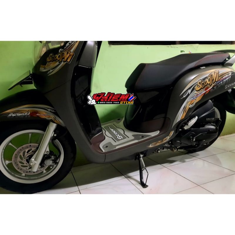 Striping Transparan Scoopy New List Tribal Gold