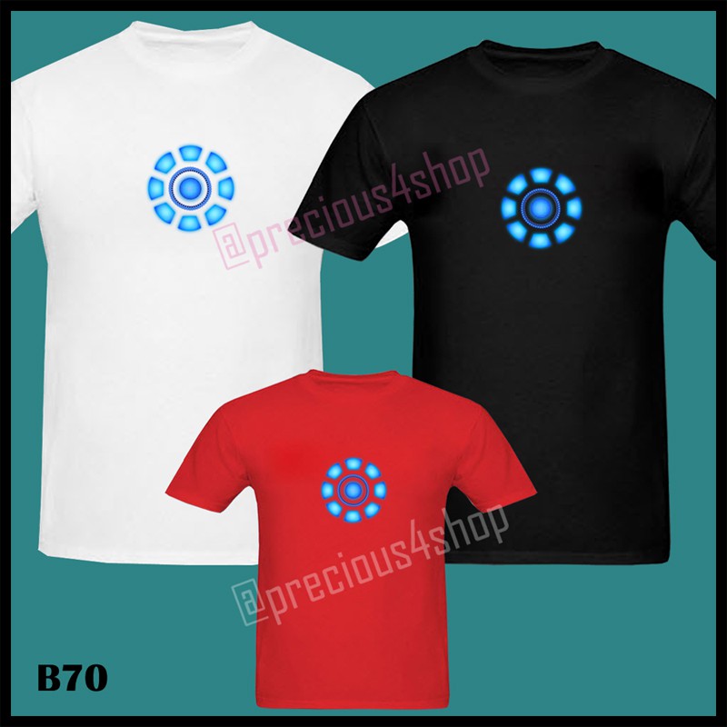 IRON MAN Arc Reactor Avengers | Kaos Couple | Family T-Shirt