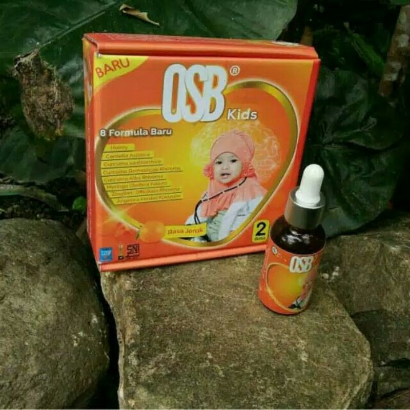 OSB Kids 1 Box 2 Botol Vitamin Otak Anak Omar Smart Brain Sirup Original