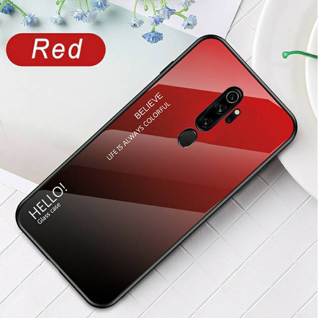 CASE GLASS GRADITION OPPO A9 2020 A5 2020 BACK CASE GLASS MOTIF GRADASI OPPO A9 2020 A5 2020