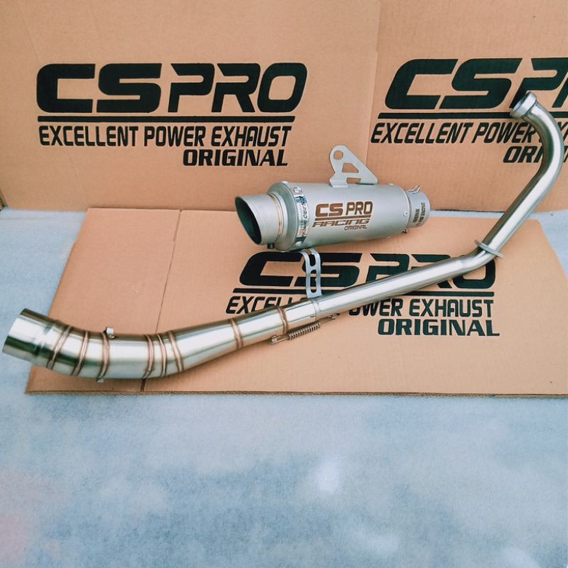 KNALPOT CS PRO ORIGINAL JUPITER MX NEW 135 JUPITER MX 135 CS PRO ORIGINAL JUPITER MX