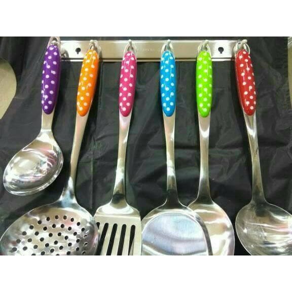 Spatula Kitchen Tools Polkadot Rainbow Vicenza 915 P