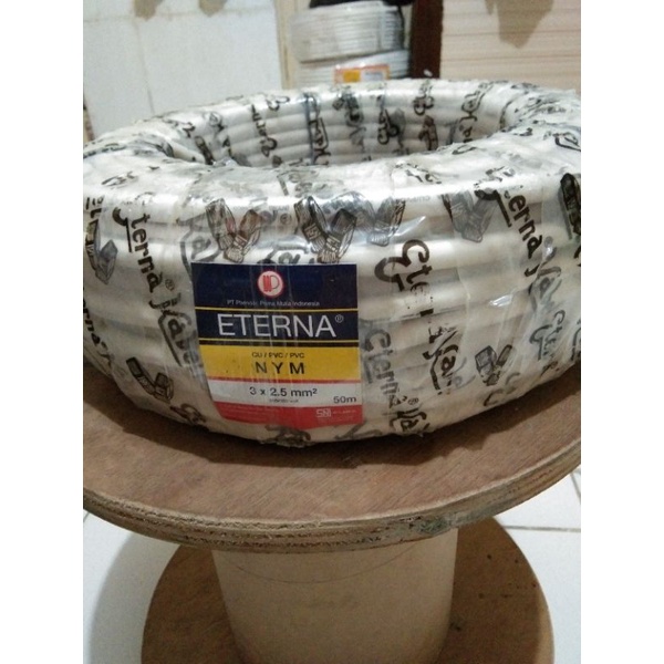 KABEL listrik ETERNA NYM 3x2,5 mm / kabel ETERNA  3x2.5mm