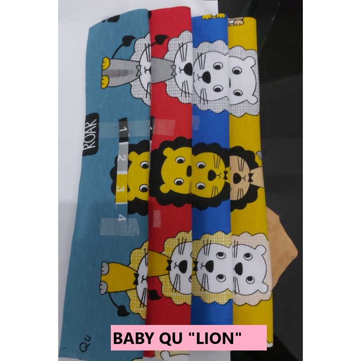 BABY QU 1pcs Bedong Print Motif uk 90x100 cm (SNI)