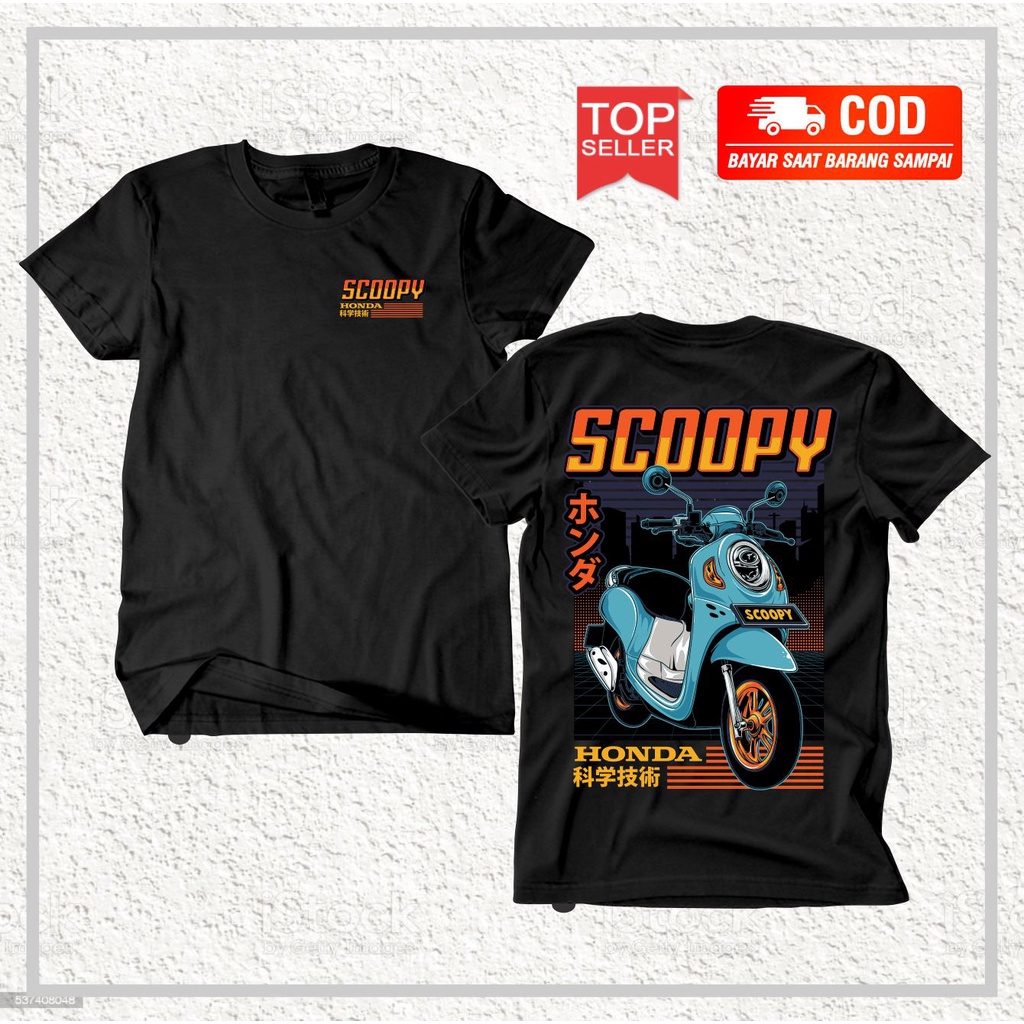 KAOS PRIA HONDA SCOOPY - KAOS RACING ORIGINAL DISTRO - KAOS OTOMOTIF - KAOS DISTRO PRIA