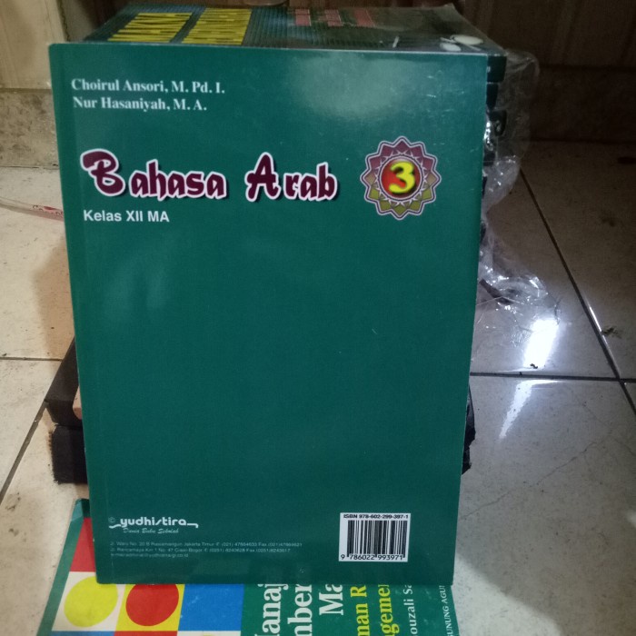 ORI BUKU BAHASA ARAB KELAS XII MA