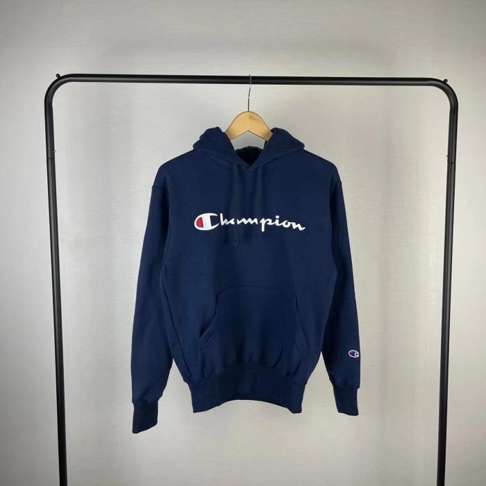Champion Script Hoodie 100% Original (Hoodie Pria/ Hoodie Wanita)