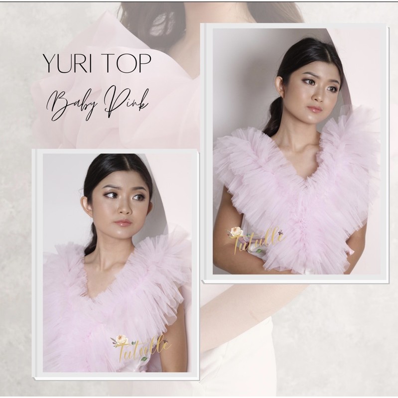 𝙏𝙪𝙩𝙪𝙡𝙡𝙚 Yuri Ruffle Tulle Top / Ruffle Tile / Ruffle Makeup / Ruffle MUA