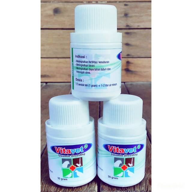vitavet vitamin breeding segala jenis burung berkicau lovebird kenari murai perkutut dll.
