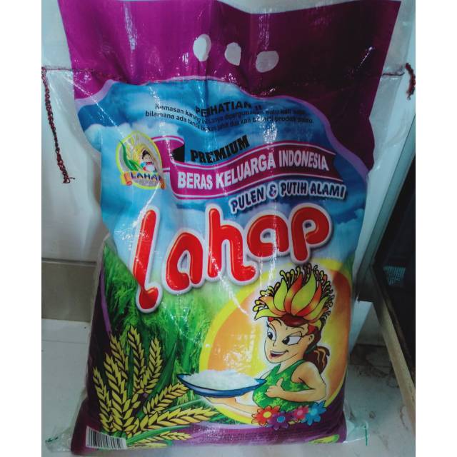 Beras Lahap 5kg Indonesia