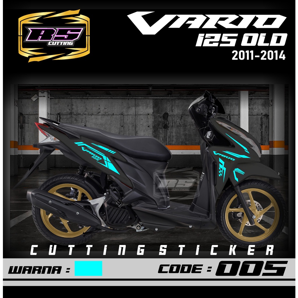Cutting Sticker Vario 125 OLD/LAMA - Aksesoris Motor Stiker Honda Vario 125 Skotlet Sticker Striping