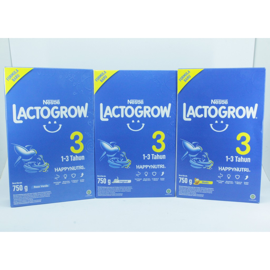 

NESTLE LACTOGROW 3 1-3 TAHUN SUSU PERTUMBUHAN 735GRAM ALL VARIAN