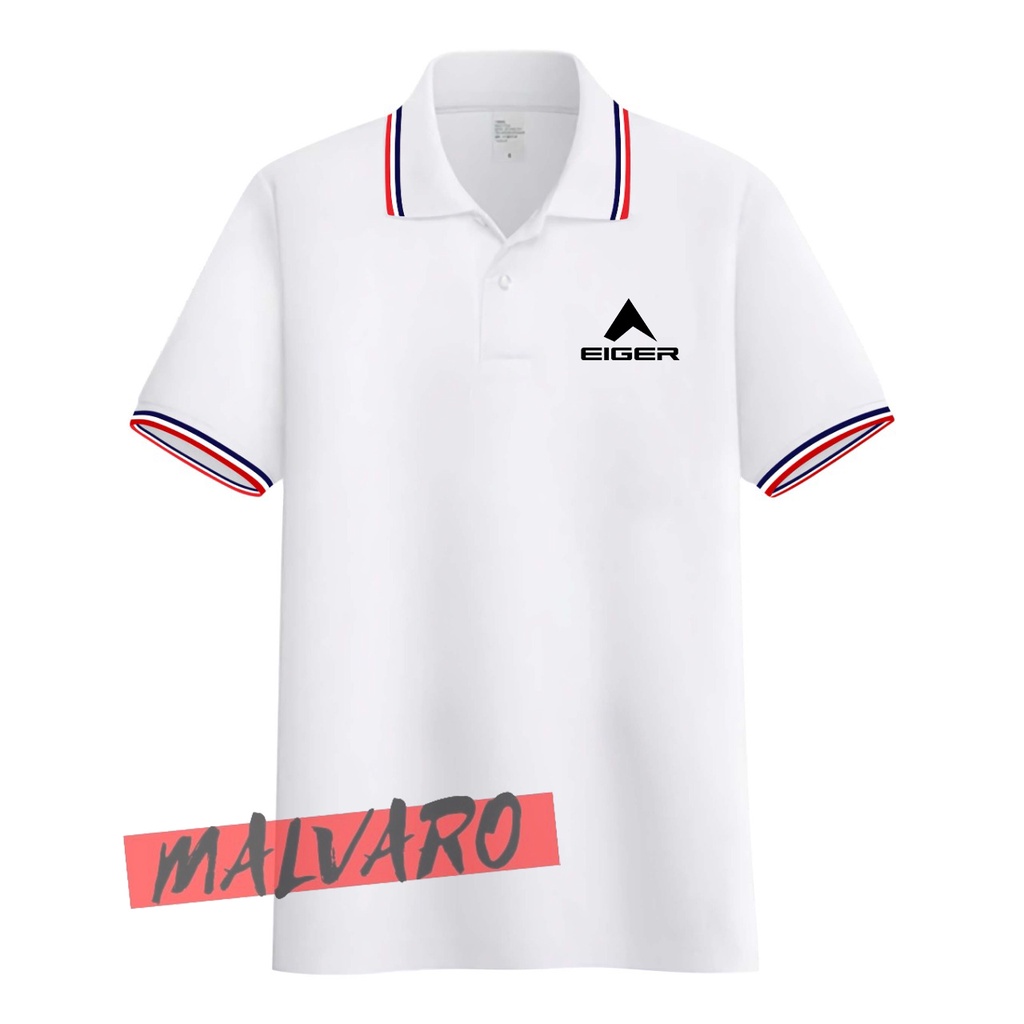 MALVARO Polo Shirt / Polo List / Kaos Kerah Pria / Kaos Polo / Tshirt Pria 777