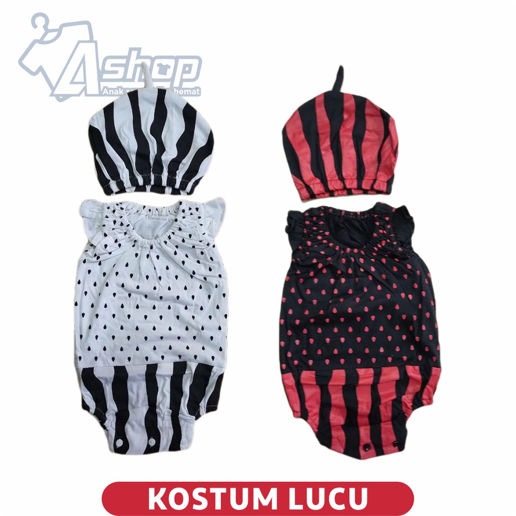 Jumper Bayi Kostum Motif Semangka