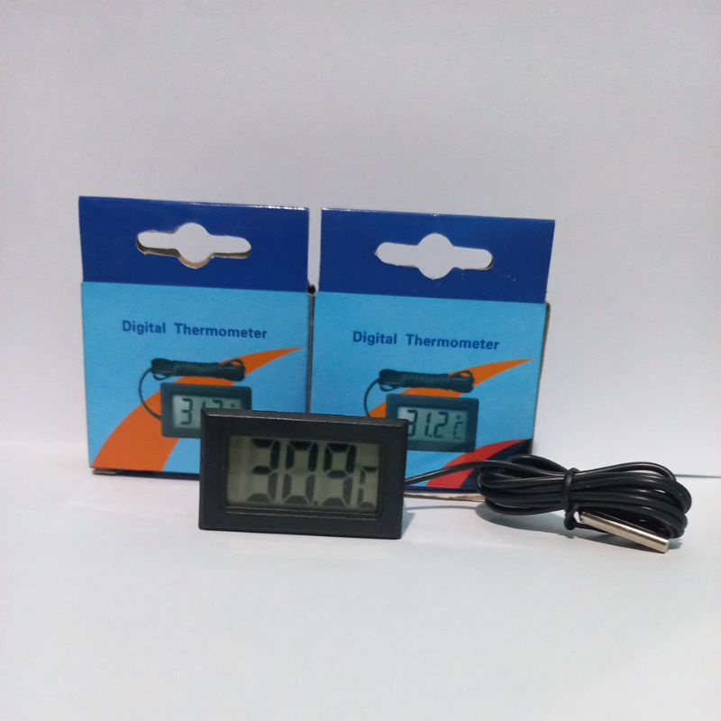 Digital thermometer / Thermometer digital kulkas / Thermometer digital untuk suhu dingin / Thermometer cool box