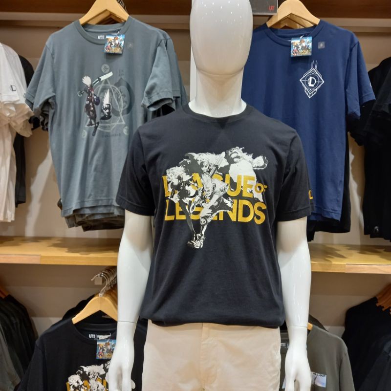 UNIQLO ORI SALE JAMIN READY PHENEMENON LEAGUE OF LEGENDS EVANGELION JJK Kaos Tshirt ANIMAL CROSSING