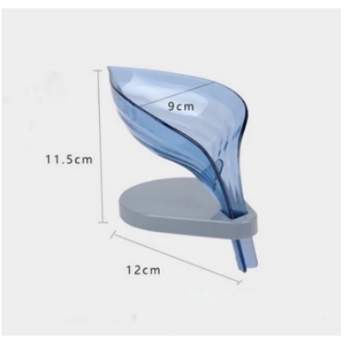 TEMPAT SABUN MOTIF DAUN / WADAH SABUN BATANG MOTIF DAUN / Tempat Penyimpanan Sabun Kamar Mandi Motif Daun Leaf 20013/20038
