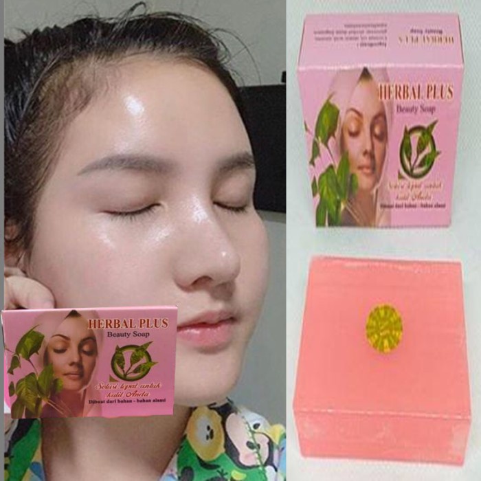 Herbal Plus Beauty Transparant Soap 70 gr Rumah Cantik 354 Sabun Batang yang Dapat Mencerahkan dan Membersihkan Kulit Wajah