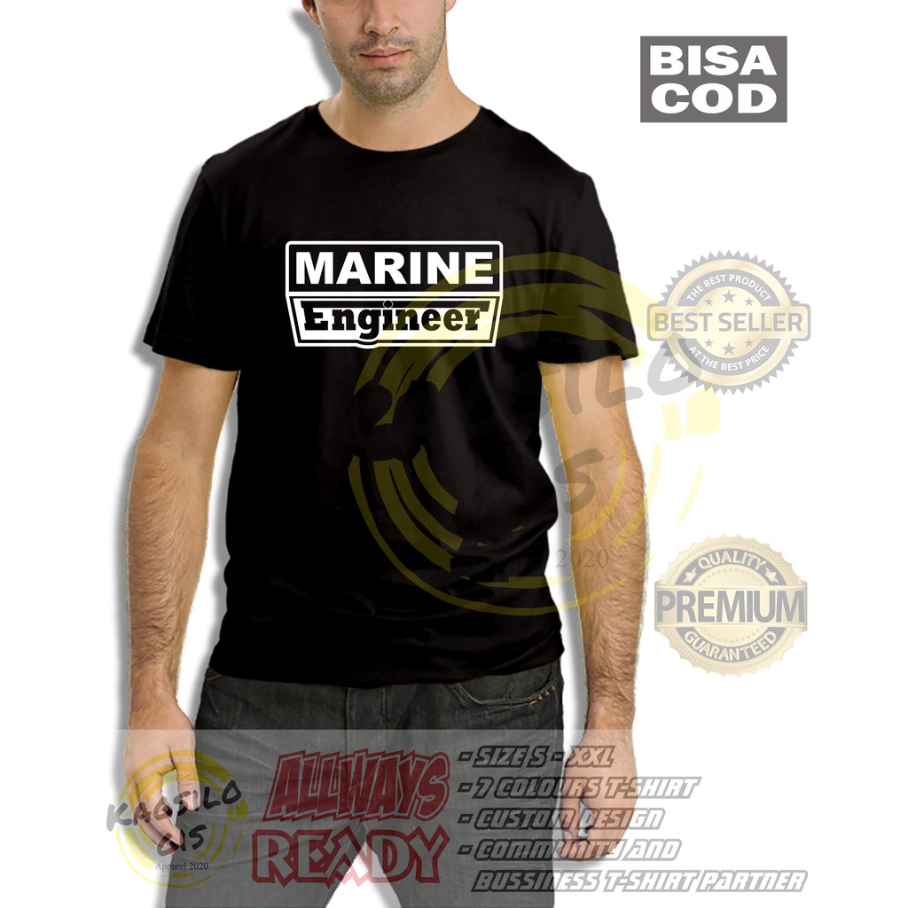 Kaos ABK Marine Engineer Marinir Anak Buah Kapal - Kaosilogis
