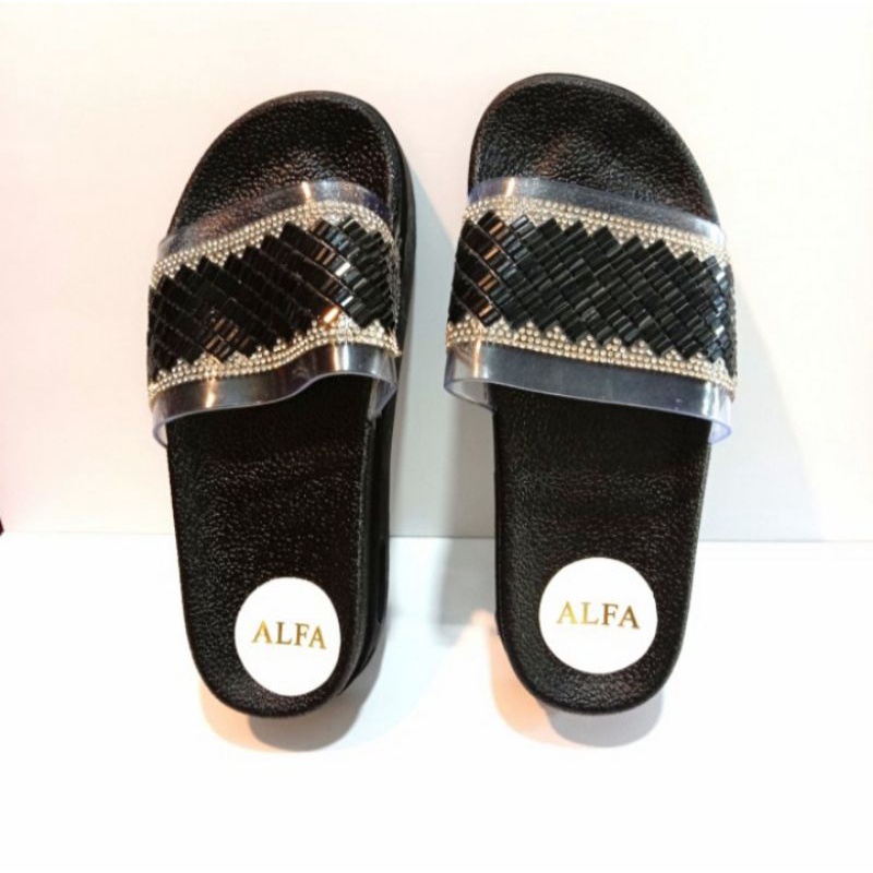 SLIP ON WANITA DEWASA JELLY IMPOR TINGGI 5CM