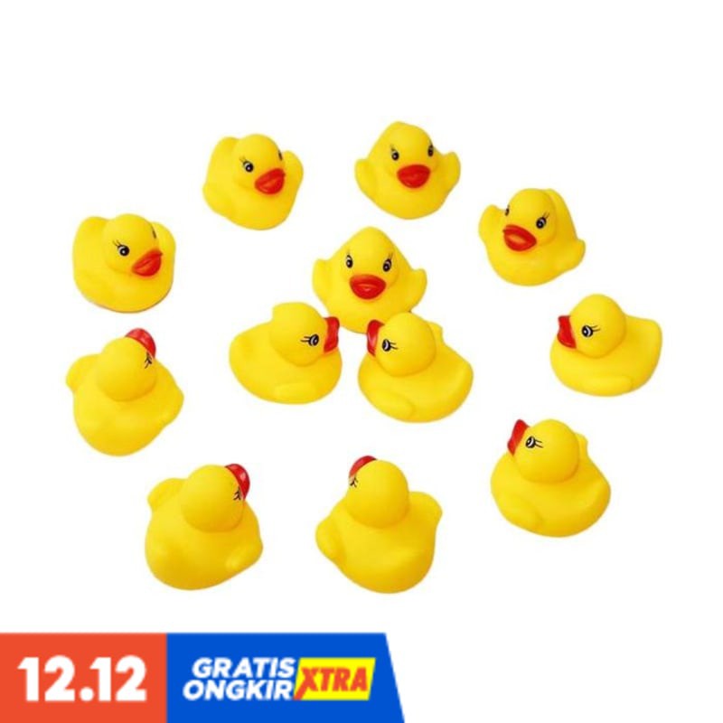 

SUPER PROMO BEBEK KARET KECIL ISI 12PCS TERMURAH