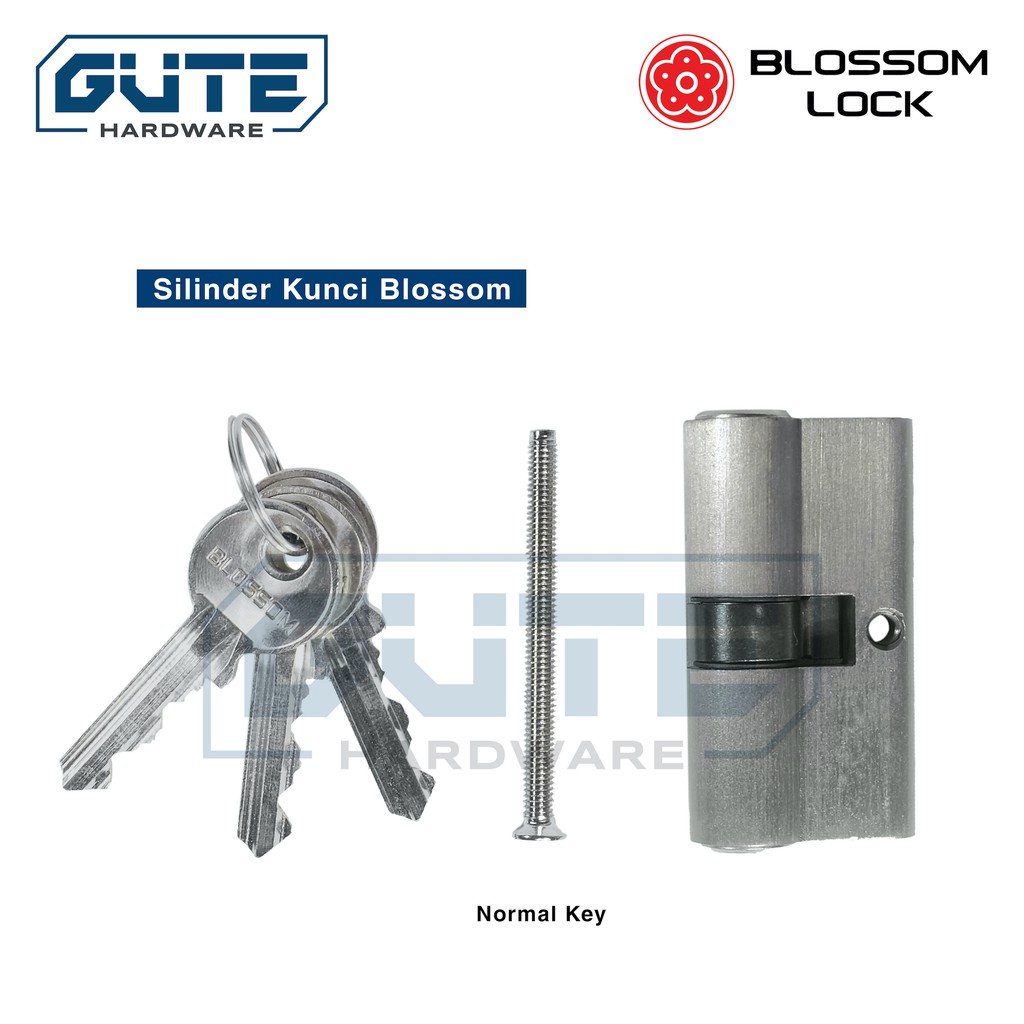 SILINDER / LUBANG KUNCI PINTU BESAR (KUNCI BIASA) MERK BLOSSOM UK BESAR 60 MM