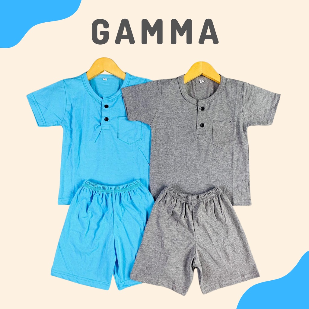 2-5 TH SETELAN ANAK GAMMA SETELAN HARIAN ANAK LAKI-LAKI DAN PEREMPUAN SET ANAK (UNISEX) versi 2