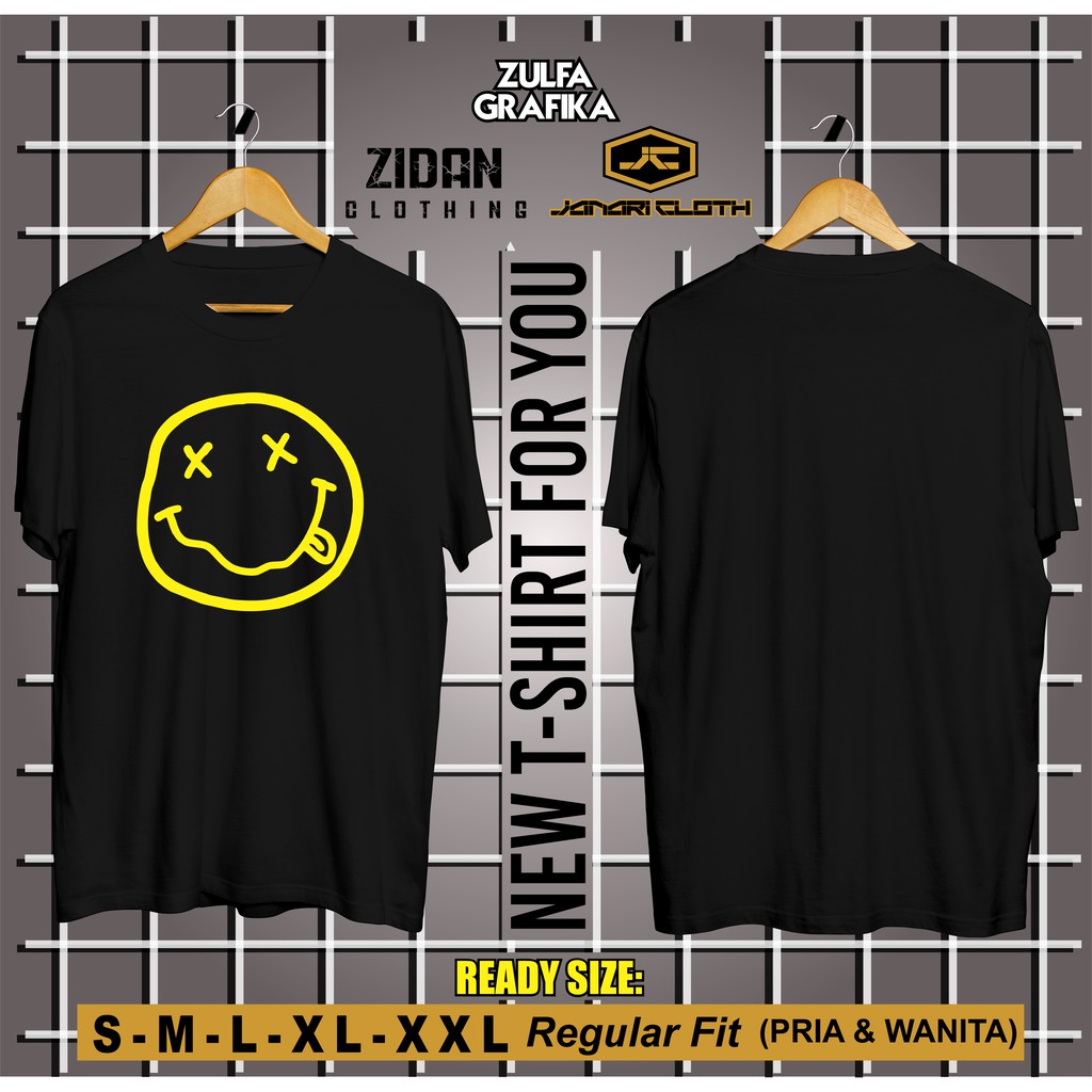 kaos nirvana smile