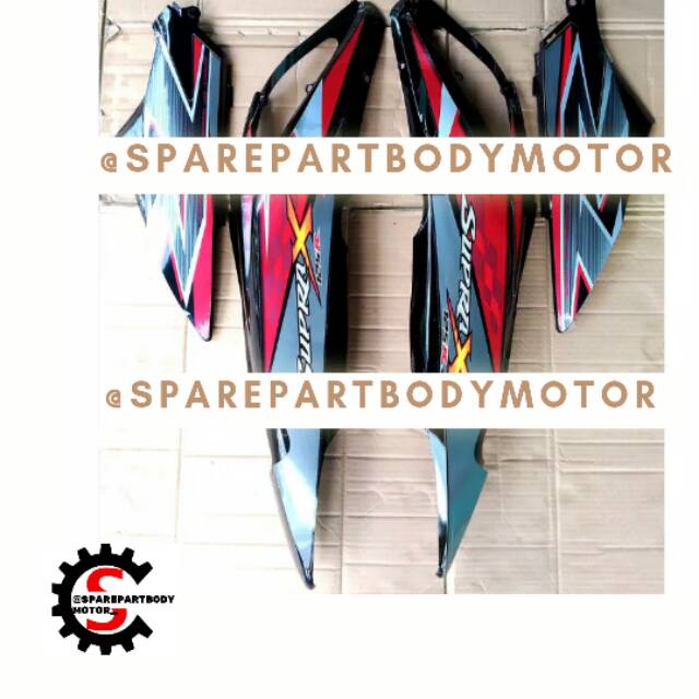 COVER BODY SAMPING HONDA SUPRA X125.