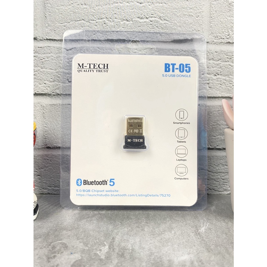 USB Dongle Bluetooth 5.0 Nano M-Tech BT-05 Versi 5.0 Adapter ORIGINAL