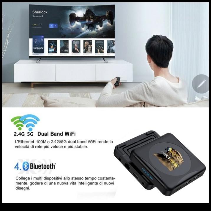 Hk1 R1 Rbox Mini Android Tv Box 2Gb/16Gb 5G Wifi Bluetooth 4.0 Usb 3.