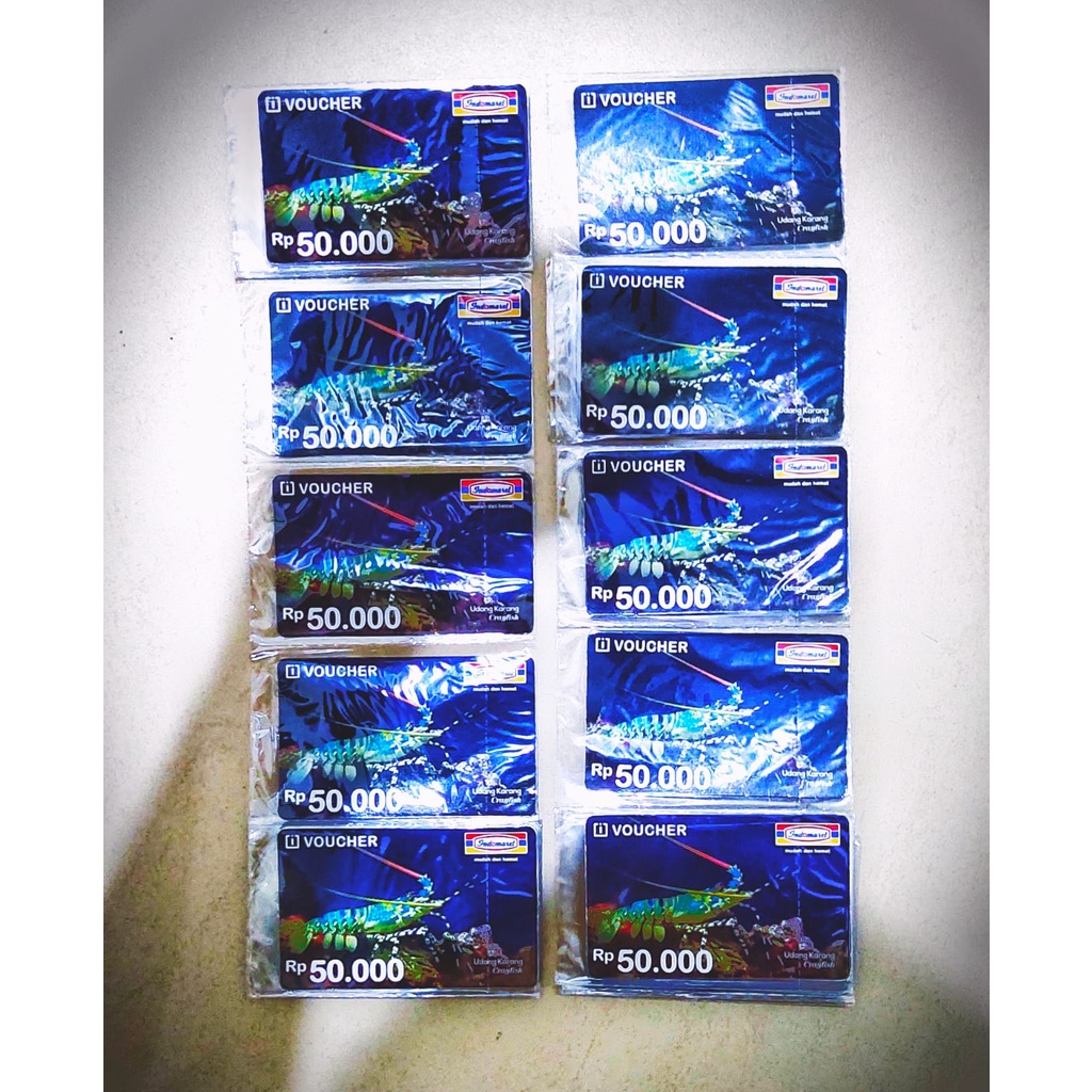 Voucher Indomaret 50 Ribu Rp 50.000 50K 50rb gift card voucher