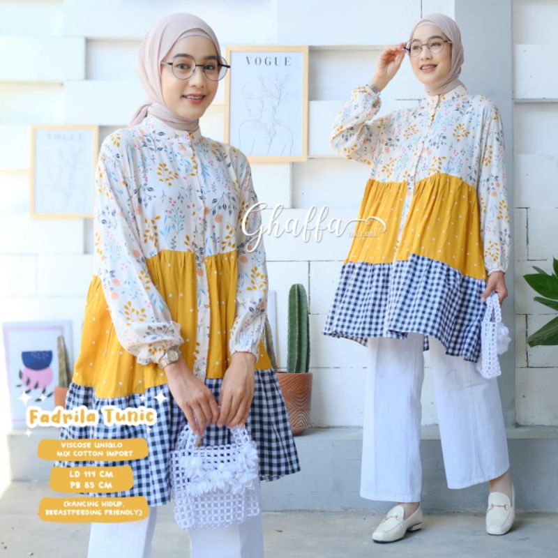 ATASAN WANITA FADRILA TUNIK BY GHAFFA