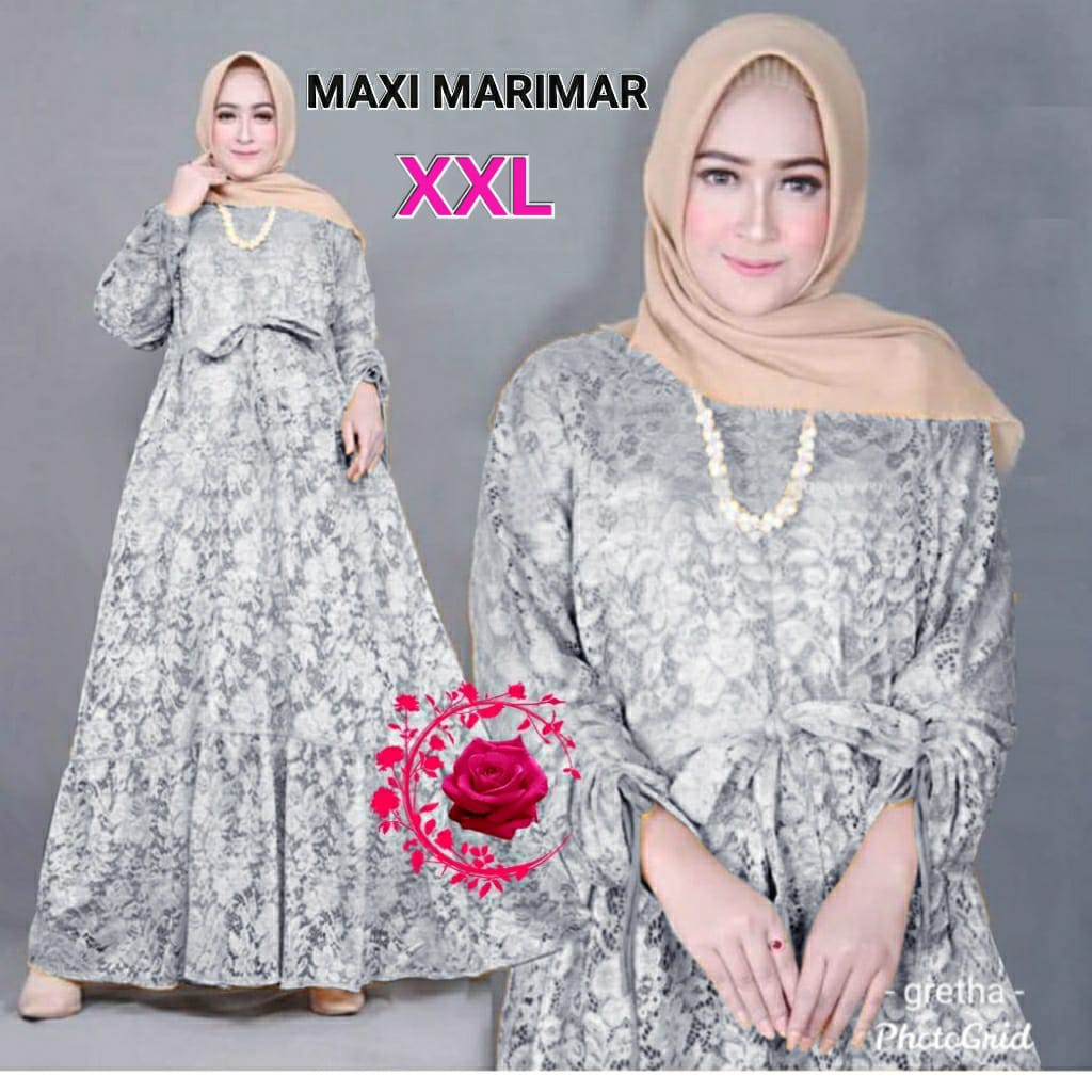 MX MARIMAR 3XL 2XL ORIGINAL GAMIS BRUKAT IMPORT /  BAJU PESTA GOOD QUALITY