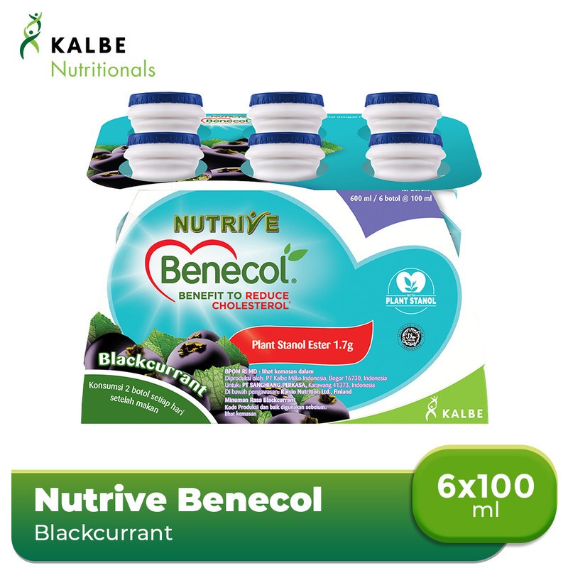 

NUTRIVE BENECOL BLACKCURRANT 6X100 ML