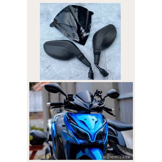 TERBARU PAKETAN VISOR VARIO 125/150 NEW KEYLESS VARIO TECHNO 110 KARBU SUPRA X 125 PLUS SPION SEPION