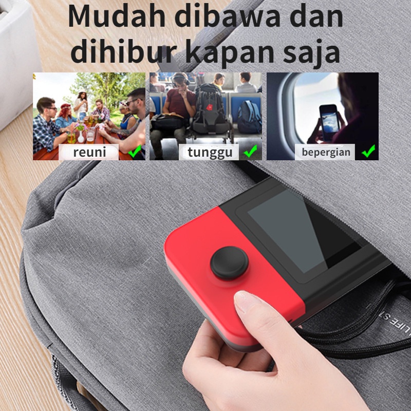 Gameboy console gameboy advance Pegangan dukungan untuk 2 orang bermain pada saat yang sama Dapat dihubungkan ke TV