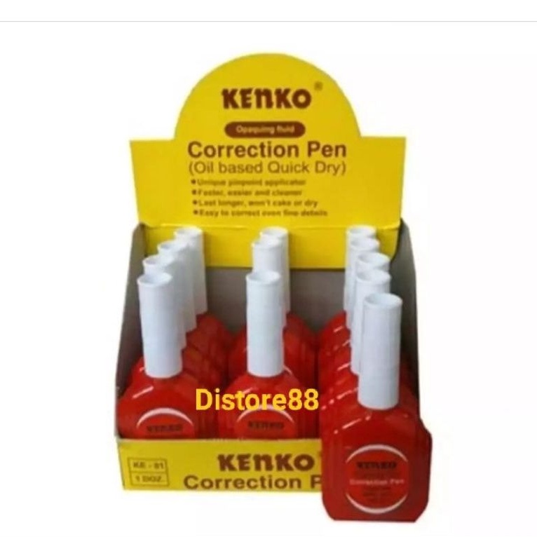 

Tip-Ex Cair /Corretion Pen KENKO KE-01 ( 12 pcs )