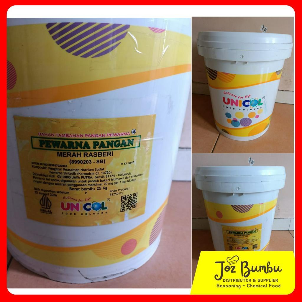 

Pewarna Unicol Merah Rasberi / Pewarna Pangan Bubuk Merah Rasberi 25kg