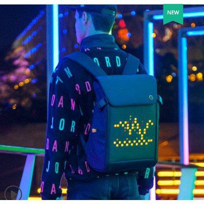 Ransel Divoom M Layar LED yang Dapat Disesuaikan Layar LED Ransel Perjalanan Luar Ruangan Kapasitas