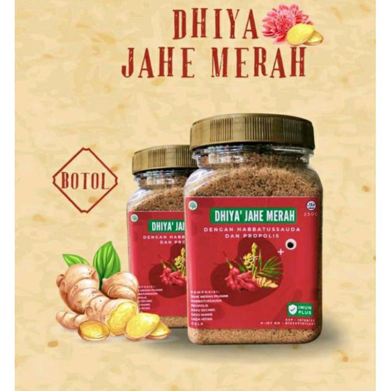 

jahe merah asli+jinten bubuk