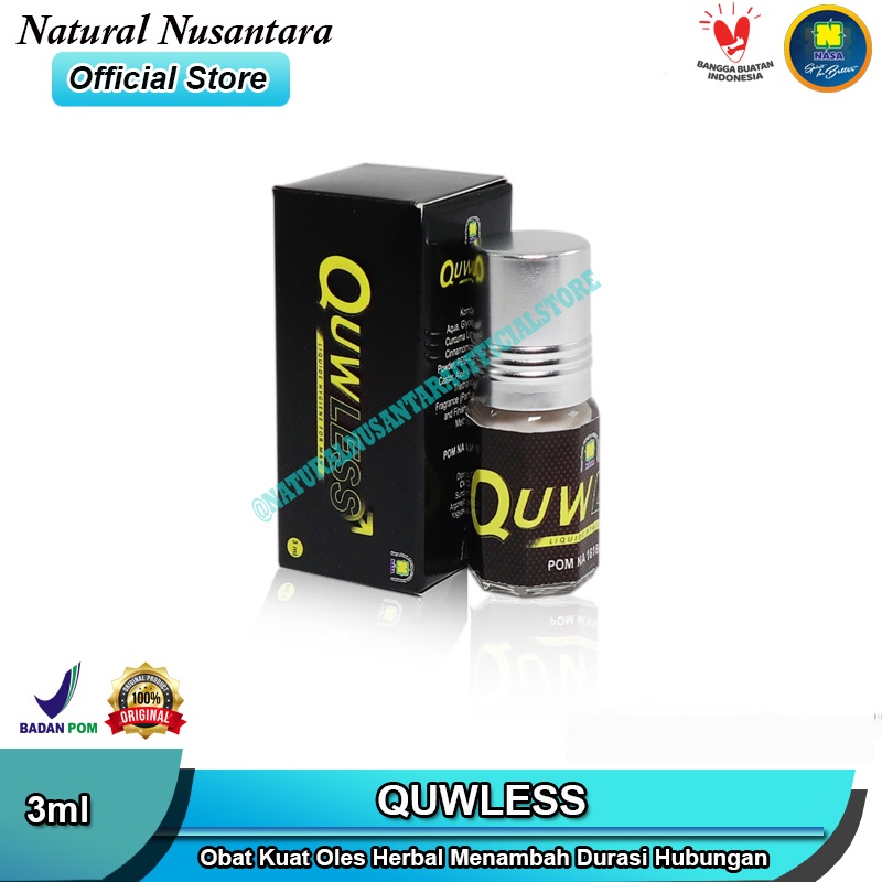 Quwless Nasa Original Minyak Oles Herbal Penambah Stamina Pria