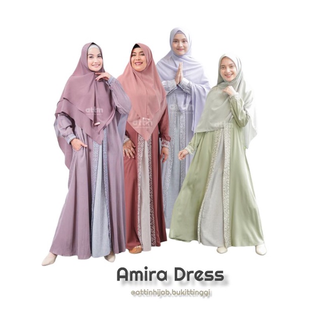 Amira Dress by Attin/gamis/attin/gamis cantik/gamis bahan linen/bukittinggi