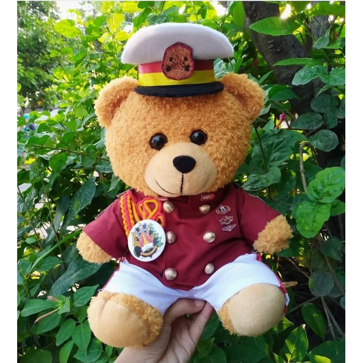 Boneka Teddy Bear Akpol Wisuda Taruna