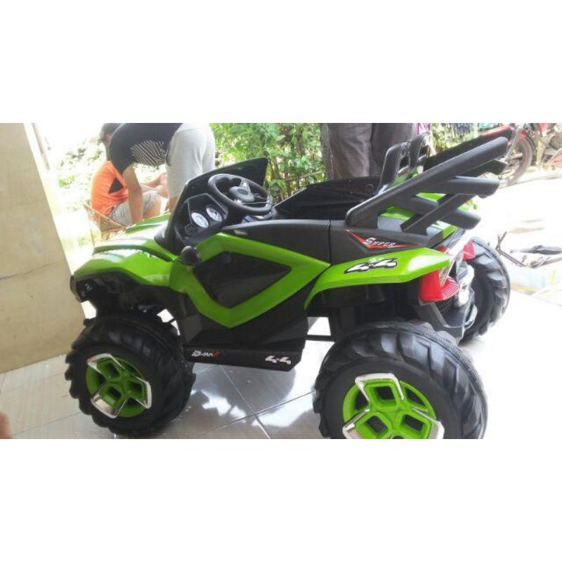 MOBIL AKI ANAK MORKIDZ JEEP 6678 AKI 12VOLT~MAINAN MOBIL AKI ANAK