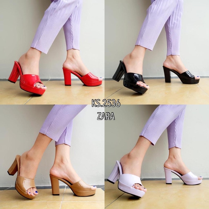 HEELS GLOSSY ZR IMPORT / HEELS ZR ZARA 10cm