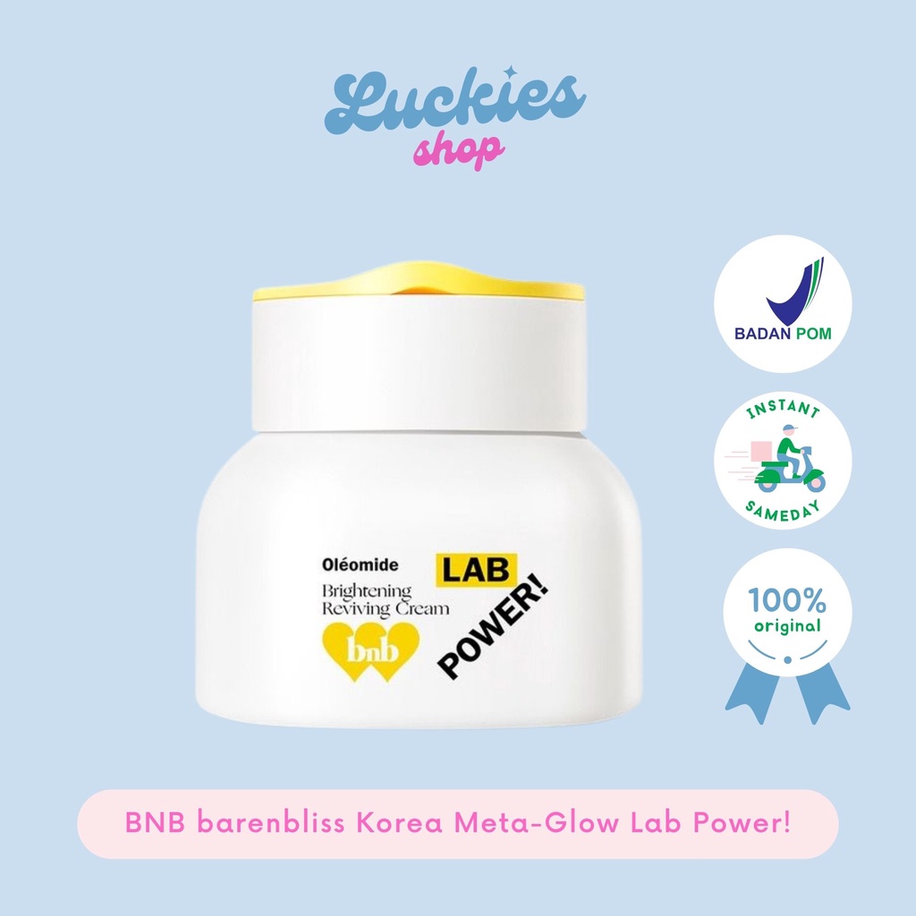 BPOM BNB barenbliss Korea Meta-Glow Lab Power! Oléomide Brightening korea Reviving Cream28 Days Brightening Pemutih Pencerah Wajah