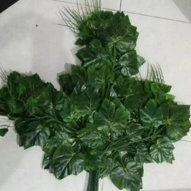 Daun anggur artificial warna hijau